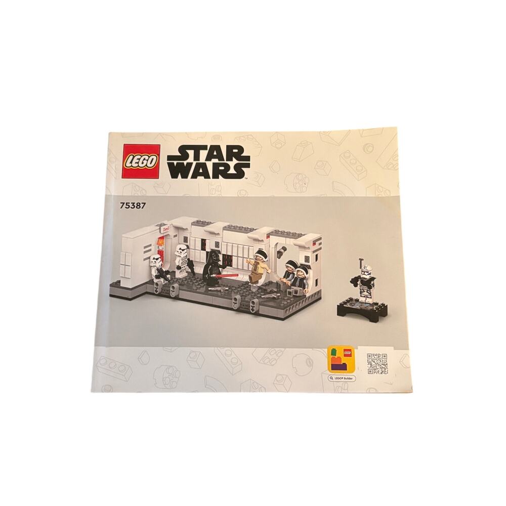 LEGO Star Wars 75387 Boarding the Tantive IV Instruction Manual Booklet Only